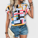 Marijeta – Colorful Blouse in Urban Style