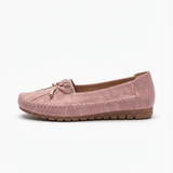 Comfortable slip-on shoes with orthopedic insole