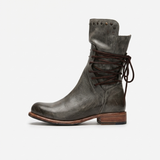 Milica – leather boots with laces for an elegant and comfortable everyday look