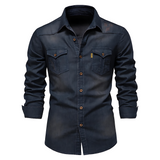 Kilian™ | High-Quality Denim and Cotton Shirt
