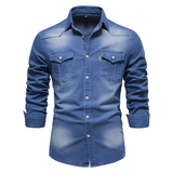 Kilian™ | High-Quality Denim and Cotton Shirt