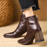 Rosalie™ | Elegant Ankle Boots with Mid-Height Heel