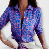 Ljubomira – Elegant Geometric Blouse