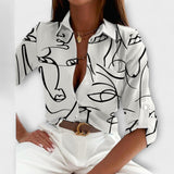 Ljubomira – Elegant Geometric Blouse